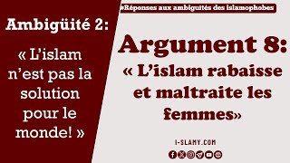 Lislam appelletil à rebaisser les femmes Découvrez la vérité [upl. by Dronski61]