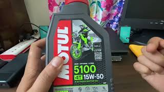 Motul 5100 15W50 reduced engine noise of Classic 350 Reborn [upl. by Ferwerda189]