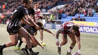 Rugby League 1988 Lancashire Cup semifinal Wigan vs Widnes [upl. by Ettenahc789]