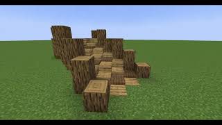 Minecraft Small Wooden Bridge Tutorial [upl. by Aneahs]