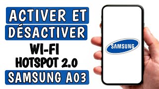 Comment activer  désactiver la connexion automatique au Hotspot 2 0 sur samsung A03 [upl. by Asenev229]