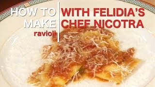 How to Make Ravioli with Chef Fortunato Nicotra from Felidia [upl. by Kcajyllib540]