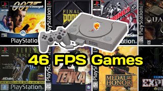 Best 46 FPS Games for PS1 [upl. by Arlena608]