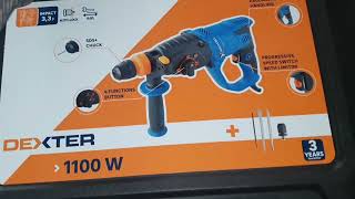 Unboxing Ciocan Rotopercutor Dexter de la Leroy Merlin Dexter 1100W drilling machine hammer [upl. by Panaggio717]