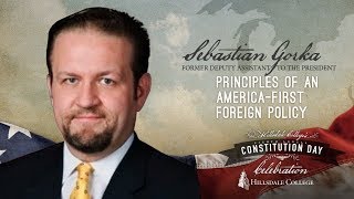 Sebastian Gorka  Principles of an AmericaFirst Foreign Policy [upl. by Torr]