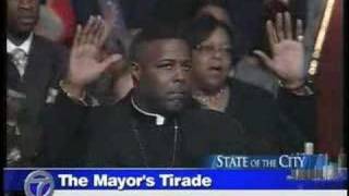 Kwame Kilpatrick Drops NBomb at State Of The City Address [upl. by Alaikim594]