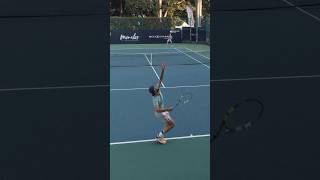 MONSTER SERVE by Former ATP 31 Maxime Cressy tennis tennistime tennisplayer atp [upl. by Eetsirhc]