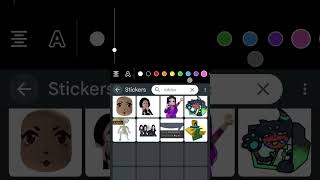 Just search Roblox in the stickers✌️Sub if you play roblox [upl. by Volnak]