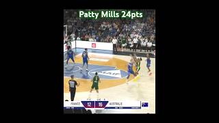 Australia highlights 83  82 France Patty Mills 24 Josh Giddey 20 🇦🇺🔥 australia joshgiddey shorts [upl. by Nnaylrebmik786]