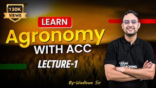 FREE CLASSES Agronomy1 Bilingual I Classification of CropsI  Agri Coaching Chandigarh [upl. by Bartholomew]