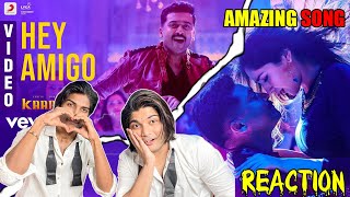 Hey Amigo Video Song Reaction  Kaappaan  Suriya Sayyeshaa  Harris Jayaraj  Kupaa Reaction 2O [upl. by Illib278]