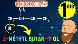 Nomenclature des alcools  3 niveaux de difficulté  première physique chimie [upl. by Laband]