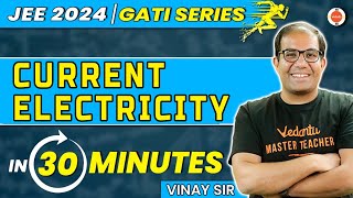 JEE Main 2024  CURRENT ELECTRICITY Quick Revision 🔥 Class 12  ONE SHOT  Vinay Shur Sir [upl. by Nallaf]