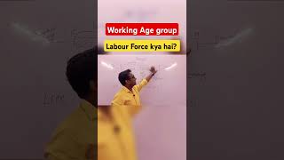 working age group  what is Labour force upsc economics [upl. by Worsham]