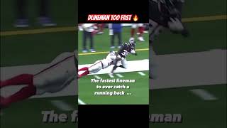 Fastest D linemen runs down running back [upl. by Ahsyle]