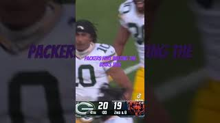 Packers win on a blocked Field Goal [upl. by Pearce]