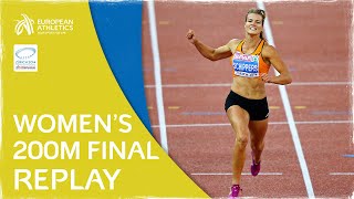 UNSTOPPABLE Schippers  Women’s 200m Final Zurich 2014 [upl. by Horsey]