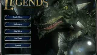 Stronghold Legends  Main Menu Dragon [upl. by Esertak]