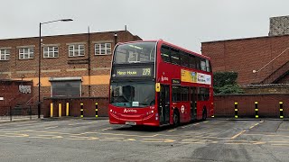 High Revs Journey on Arriva London Route 279  T252 LJ61 LJZ  Alexander Dennis Enviro 400 [upl. by Gnihc]