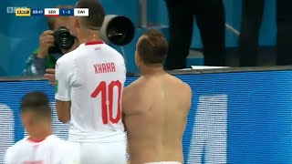 Xherdan Shaqiri  Last minute winner vs Serbia 🇨🇭v🇷🇸 Russia World Cup 2018 [upl. by Felder]