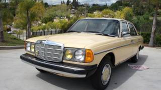 1981 Mercedes Benz w123 240D Diesel 2 Owner [upl. by Annahsar861]