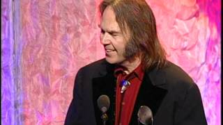 Eddie Vedder Inducts Neil Young into the Rock and Roll Hall of Fame [upl. by Dewhurst]