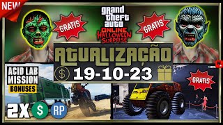 GTA Online Atualização 19102023 2xDinheiro e mais [upl. by Kutzenco]