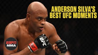 Anderson Silvas best UFC moments  ESPN MMA [upl. by Mencher]