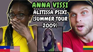 REACTION TO Anna Vissi  Alitissa Psixi Live Summer Tour 2009  FIRST TIME HEARING [upl. by Arihs]