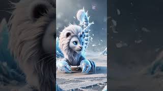 Hybrid animals lion and scorpion ice style unique animal hybrids shorts hybrid hybridanimals [upl. by Swagerty]