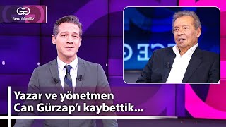 Yazar ve Yönetmen Can Gürzapı Kaybettik  1 Aralık 2023 GeceGunduzNTV [upl. by Darian]