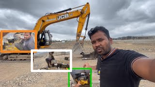 Jcb se khole breaker ke tension bolt 😄🤩 also replace seal kit of atlas capco breaker mb1500 [upl. by Bathulda]