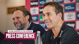 quotThis club has huge potentialquot  Julen Lopetegui and Tim Steidten Press Conference [upl. by Geralda]