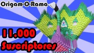 PAVORREAL de 800 piezas origami3D [upl. by Berenice858]