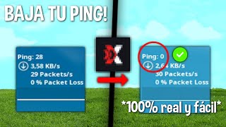 El MEJOR PROGRAMA para BAJAR el PING amp QUITAR PACKET LOSS COMPROBADO🔥  xHybrid [upl. by Hako]