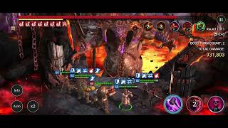 Raid Shadow Legends Skullcrusher A2 Clanboss cooldown bug [upl. by Norrat]