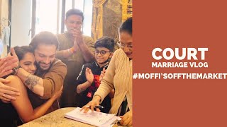 OUR COURT MARRIAGE VLOG  Moffisoffthemarket [upl. by Pelage]