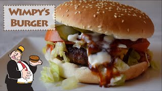 Wimpys Hamburger Recipe  Easy Cheesy [upl. by Amedeo]