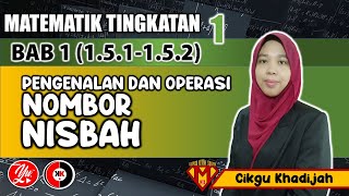 151  152 Nombor Nisbah MATEMATIK TINGKATAN1 AkademiYoutuber CKK PT3 [upl. by Ardnohsed788]