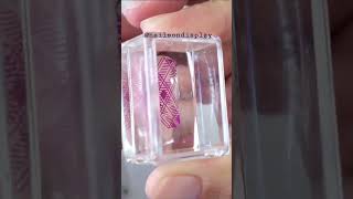 Easy Purple Plaid fallnails autumnnails diynails nailstamping [upl. by Webster220]