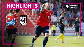 SpVgg Unterhaching  SSV Ulm 1846  Highlights 3 Liga  MAGENTA SPORT [upl. by Agosto]