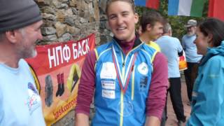 Anna Figura at Elbrus Race award ceremony  tell me something good about ER [upl. by Honna697]