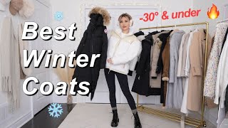 BEST WINTER COATS for the COLDEST winter ❄️ Reviewing Canada Goose Northface and more [upl. by Aicaca]