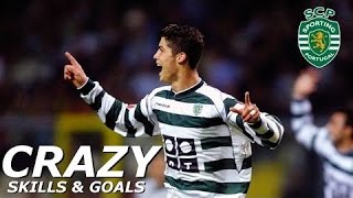 Cristiano Ronaldo Sporting Lisbon Skills amp Goals HD [upl. by Econah925]