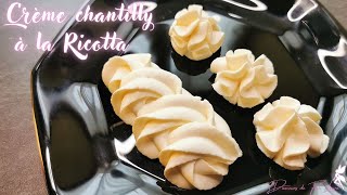 🥄Recette Crème chantilly Ricotta très peu calorique😋🧚‍♀️ chantilly ricotta [upl. by Sanger]