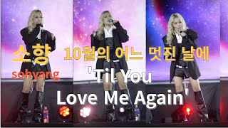 가을이 오면 소향 TIL YOU LOVE ME AGAIN 10월의 어느 멋진 날에BAR [upl. by Akirahs]