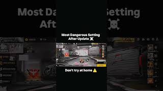 ☠️ MOST DANGEROUS SETTING 🍷💀📈 freefire freefiremax freefirelovers [upl. by Trask]