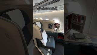 Cathay Pacific A350  1000 business class cabin honest review shorts aviationobsession [upl. by Egarton]