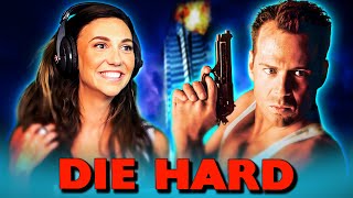 DIE HARD 1988 Movie Reaction w Coby FIRST TIME WATCHING [upl. by Aliahkim]