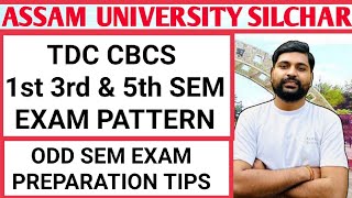 Assam University TDC 1st 3rd 5th Sem exam preparation tips  Odd sem Exam pattern 2024  Pranoy Roy [upl. by Giuseppe]